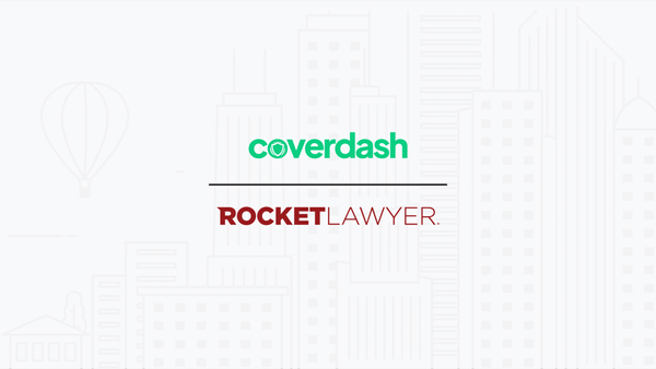 Coverdash Teams Up with Rocket Lawyer to Simplify Business Insurance